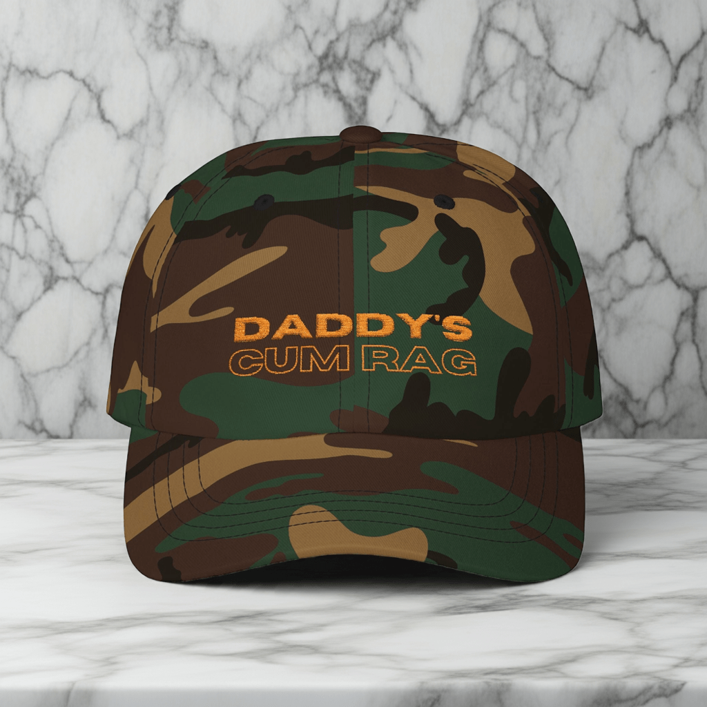 Hats "Daddy's C*mRag" Camo Dad Cap LEATHERDADDY BATOR