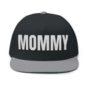 Hats One size / Black/Grey INTO: MOMMY Embroidered Flat Bill Cap – Kink Hat for Dominant Femmes, Caretakers & Power Tops LEATHERDADDY BATOR