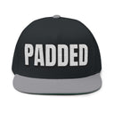 Hats One size / Black/Grey INTO: PADDED Embroidered Flat Bill Cap – Kink Hat for ABDL, Age Play & Diaper Lovers LEATHERDADDY BATOR
