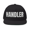 Hats One size / Black INTO: HANDLER Embroidered Flat Bill Cap – Kink Hat for Pup Play Handlers, D-Types & Supportive Leaders LEATHERDADDY BATOR