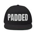 Hats One size / Black INTO: PADDED Embroidered Flat Bill Cap – Kink Hat for ABDL, Age Play & Diaper Lovers LEATHERDADDY BATOR
