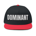 Hats One size / Black/Red INTO: DOMINANT Embroidered Flat Bill Cap – Kink Hat for Tops, D-Types & Commanding Presence LEATHERDADDY BATOR