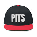 Hats One size / Black/Red INTO: PITS Embroidered Flat Bill Cap – Kink Hat for Armpit Fetishists, Musk Lovers & Scent-Driven Play LEATHERDADDY BATOR