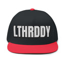 Hats One size / Black/Red LTHRDDY Flat Bill Embroidered Cap LEATHERDADDY BATOR