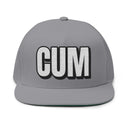 Hats One size / Grey INTO: CUM Embroidered Flat Bill Cap – Kink Hat for Cum Lovers, Queer Fetish Fans & Filthy Minds LEATHERDADDY BATOR