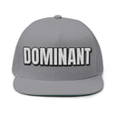 Hats One size / Grey INTO: DOMINANT Embroidered Flat Bill Cap – Kink Hat for Tops, D-Types & Commanding Presence LEATHERDADDY BATOR