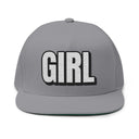 Hats One size / Grey INTO: GIRL Embroidered Flat Bill Cap – Kink Hat for Submissive Femmes, Leather Girls & Powerfully Playful Babes LEATHERDADDY BATOR