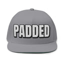Hats One size / Grey INTO: PADDED Embroidered Flat Bill Cap – Kink Hat for ABDL, Age Play & Diaper Lovers LEATHERDADDY BATOR