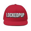 Hats One size / Red INTO: LOCKEDPUP Embroidered Flat Bill Cap – Kink Hat for Chaste Pups, Obedient Subs & Playful Power Exchange LEATHERDADDY BATOR