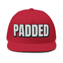 Hats One size / Red INTO: PADDED Embroidered Flat Bill Cap – Kink Hat for ABDL, Age Play & Diaper Lovers LEATHERDADDY BATOR