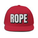 Hats One size / Red INTO: ROPE Embroidered Flat Bill Cap – Kink Hat for Rope Tops, Rope Bottoms & Shibari Enthusiasts LEATHERDADDY BATOR