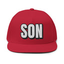 Hats One size / Red INTO: SON Embroidered Flat Bill Cap – Queer Kink Hat for Roleplayers, Chosen Family Dynamics & Submissive Energy LEATHERDADDY BATOR