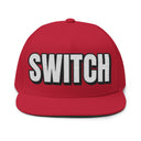 Hats One size / Red INTO: SWITCH Embroidered Flat Bill Cap – Versatile Kink Hat for Tops, Bottoms & Everyone In Between LEATHERDADDY BATOR