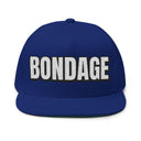 Hats One size / Royal INTO: BONDAGE Embroidered Flat Bill Cap – Kink Hat for Rope Lovers, Restraint Enthusiasts & Sensual Sadists LEATHERDADDY BATOR