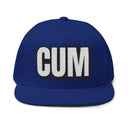 Hats One size / Royal INTO: CUM Embroidered Flat Bill Cap – Kink Hat for Cum Lovers, Queer Fetish Fans & Filthy Minds LEATHERDADDY BATOR