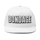 Hats One size / White INTO: BONDAGE Embroidered Flat Bill Cap – Kink Hat for Rope Lovers, Restraint Enthusiasts & Sensual Sadists LEATHERDADDY BATOR