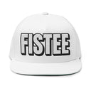 Hats One size / White INTO: FISTEE Embroidered Flat Bill Cap – Kink Hat for Receptive Players, Queer Submission & Deep Connection LEATHERDADDY BATOR