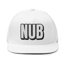 Hats One size / White INTO: NUB Embroidered Flat Bill Cap – Kink Hat for Chastity Subs, Shrinked D*s, & Total Denial Devotees LEATHERDADDY BATOR