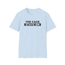 T-Shirt Light Blue / S Cage Stays On - Lockedboy Athletics Chastity Tshirt LEATHERDADDY BATOR