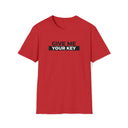 T-Shirt Red / S Give Me Your Key - Chastity Shirts by LockedBoy Athletics LEATHERDADDY BATOR