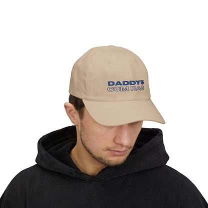 "Daddy's C*mRag" Embroidered Dad Cap (Blue Text)