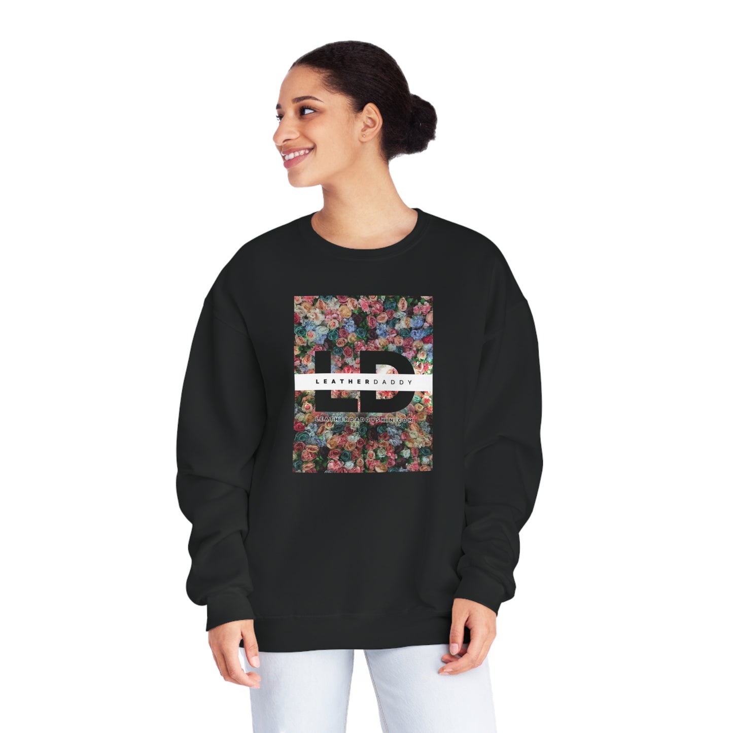 LeatherDaddy Floral Crewneck Sweatshirt Multi-Color