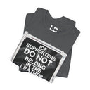 "ICE Supporters Do Not Belong in the Leather Community" Statement T-Shirt against fascism. ANTI-ICE. Abolish Ice.