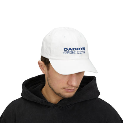 "Daddy's C*mRag" Embroidered Dad Cap (Blue Text)