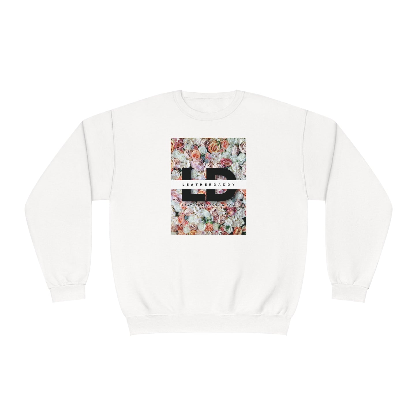 LeatherDaddy Floral Crewneck Sweatshirt - Pinks/Oranges