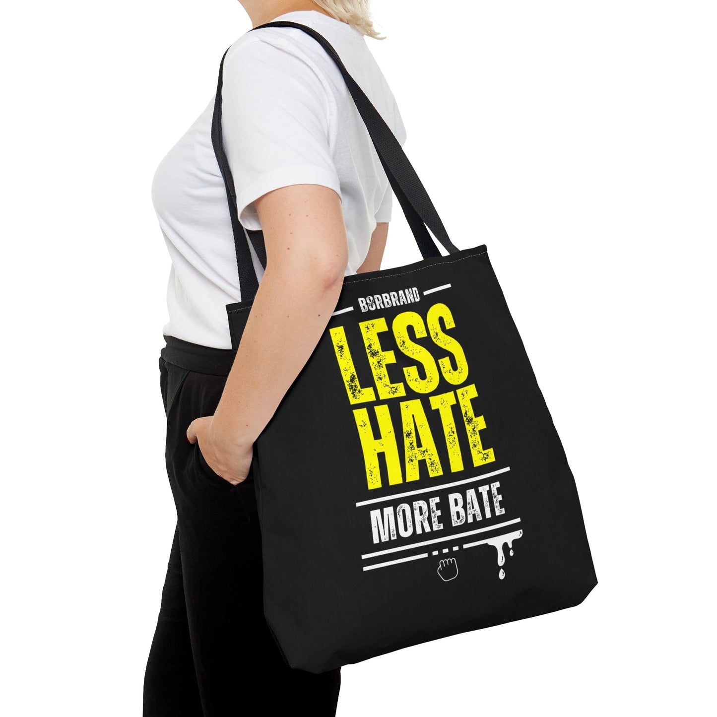 Bags Less Hate, More Bate Tote Bag - B8rBrand - LeatherDaddy Skin Co. LEATHERDADDY BATOR