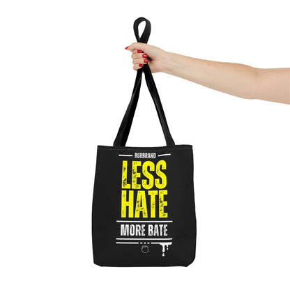 Bags Small Less Hate, More Bate Tote Bag - B8rBrand - LeatherDaddy Skin Co. LEATHERDADDY BATOR