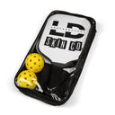 Accessories 7.5'' × 15.5'' Pickleball Paddle Set – LeatherDaddy Skin Co. Logo Kit with 2 Paddles & Balls LEATHERDADDY BATOR