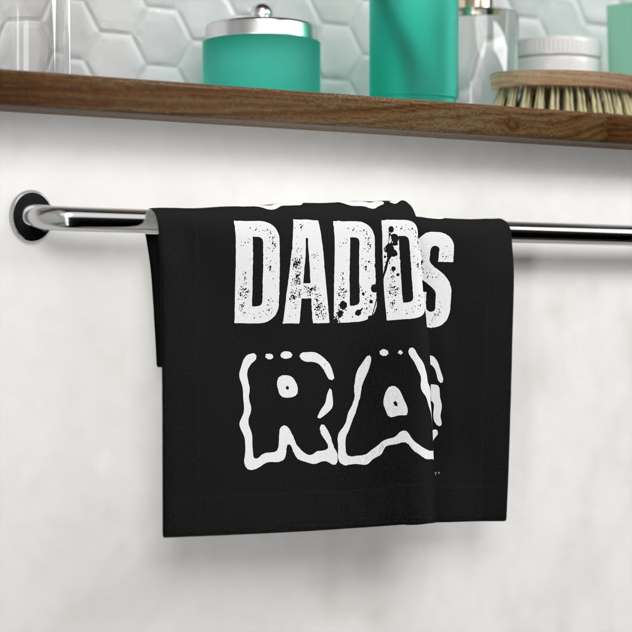 Home Decor 13" × 13" / White Daddy's C*mRag - NEW Design #3 LEATHERDADDY BATOR