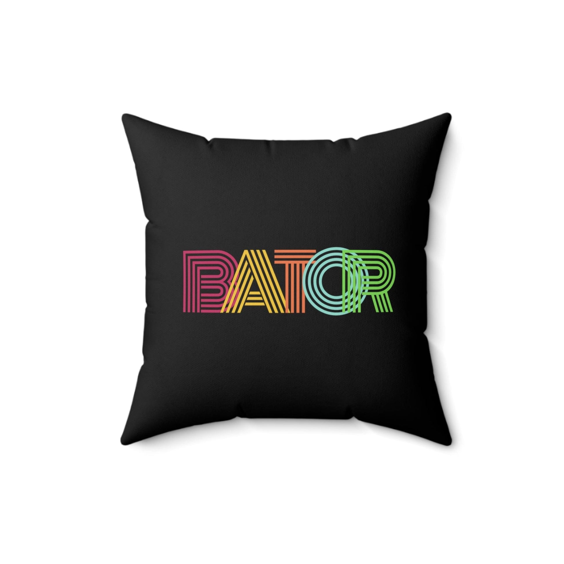 Home Decor 16" × 16" Retro Bator Spun Polyester Square Pillow LEATHERDADDY BATOR