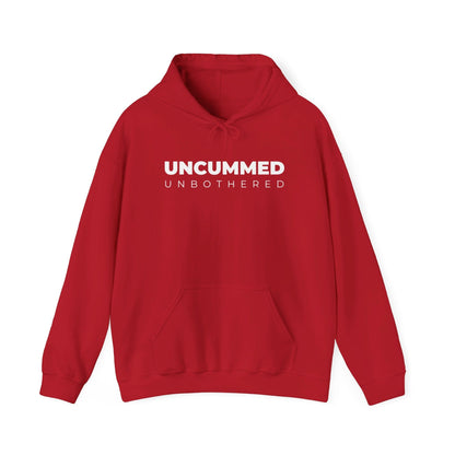 Hoodie Cherry Red / S Unc*mmed & Unbothered Hoodie - Lockedboy Athletics by LeatherDaddy LEATHERDADDY BATOR