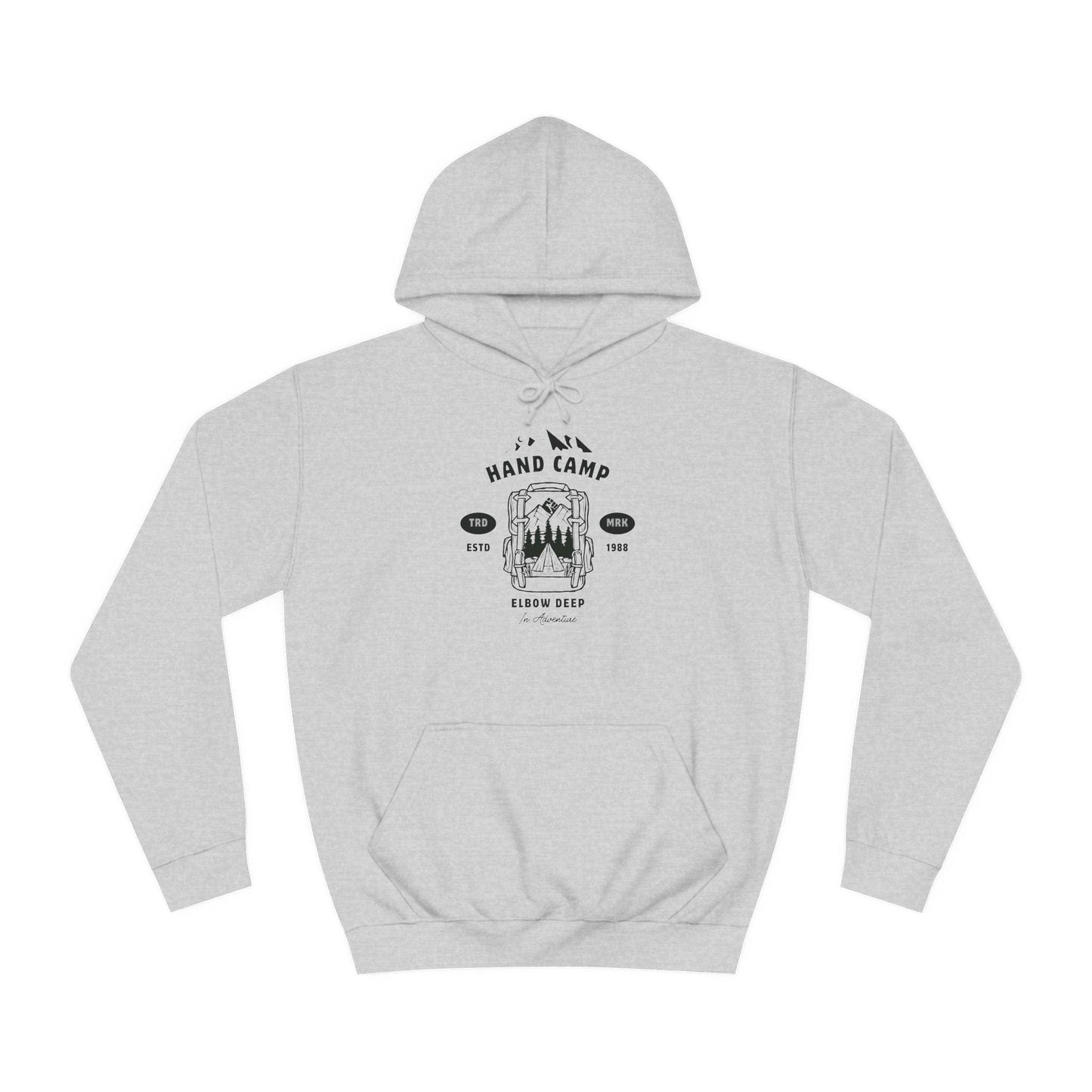 Hoodie S / Heather Grey Hand Camp Hoodie – A Subtle Nod to FF LEATHERDADDY BATOR