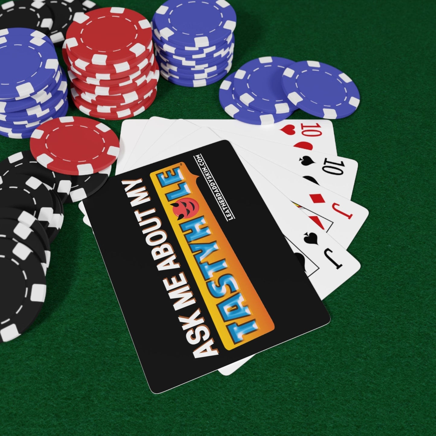 Paper products 2.47" x 3.47" / White / Semi Glossy TastyHole Poker Cards LEATHERDADDY BATOR