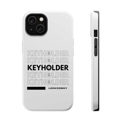 Phone Case iPhone 14 / Glossy KeyHolder Bag Inspo MagSafe Tough Cases LEATHERDADDY BATOR