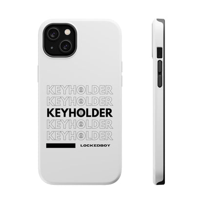 Phone Case iPhone 14 Plus / Glossy KeyHolder Bag Inspo MagSafe Tough Cases LEATHERDADDY BATOR