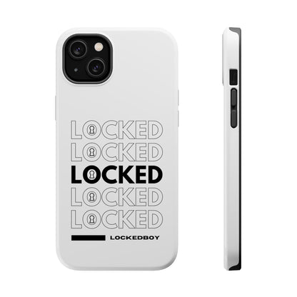 Phone Case iPhone 14 Plus / Glossy Lockedboy Bag Inspo MagSafe Tough Cases LEATHERDADDY BATOR