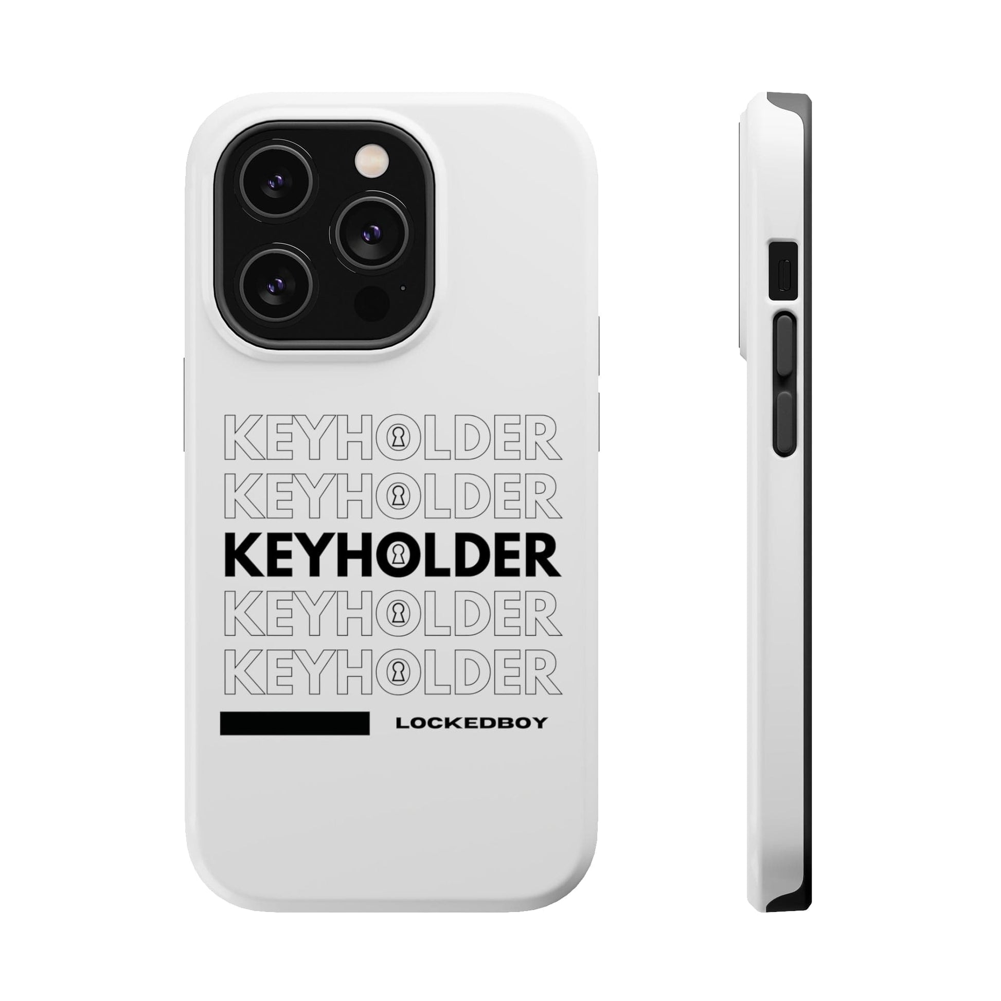 Phone Case iPhone 14 Pro / Glossy KeyHolder Bag Inspo MagSafe Tough Cases LEATHERDADDY BATOR