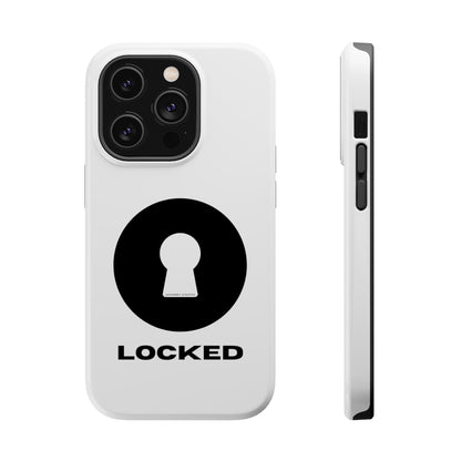 Phone Case iPhone 14 Pro / Glossy Lockedboy MagSafe Tough Case LEATHERDADDY BATOR