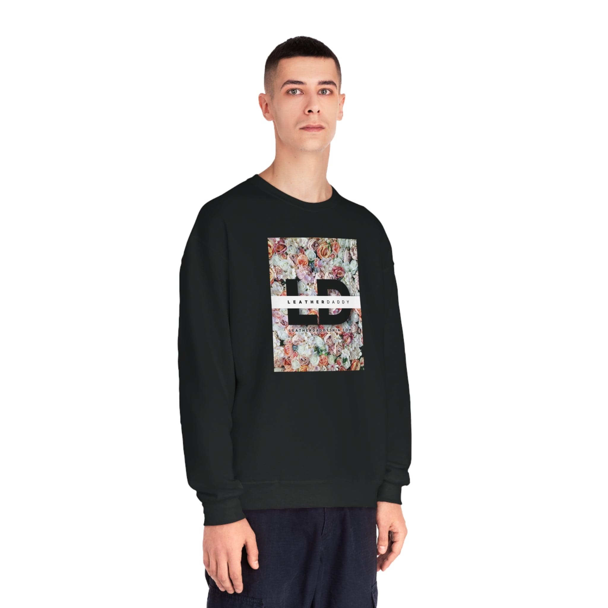 Sweatshirt LeatherDaddy Floral Crewneck Sweatshirt - Pinks/Oranges LEATHERDADDY BATOR
