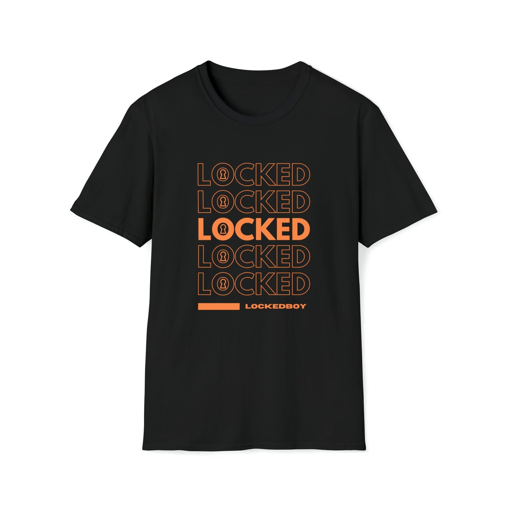 T-Shirt Black / M LOCKED Bag Inspo - Lockedboy Athletics Chastity Tshirt LEATHERDADDY BATOR