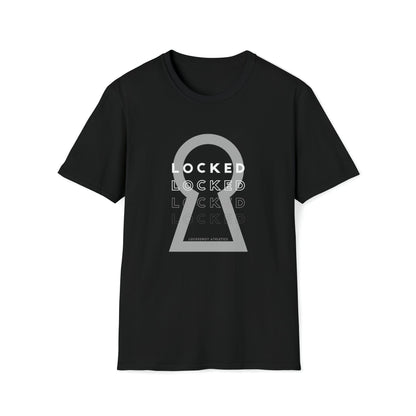 T-Shirt Black / S Lockedboy KeyHOLE Echo - Lockedboy Athletics Chastity Tshirt LEATHERDADDY BATOR