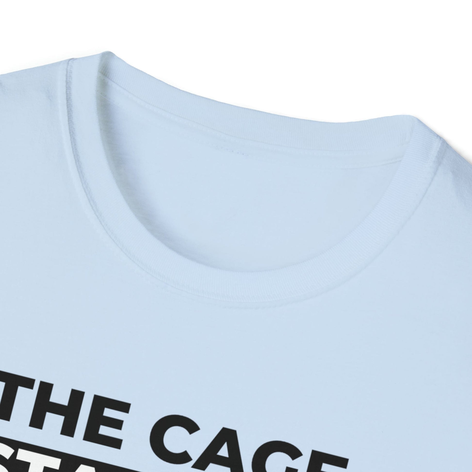 T-Shirt Cage Stays On - Lockedboy Athletics Chastity Tshirt LEATHERDADDY BATOR