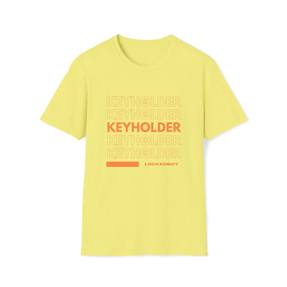 T-Shirt Cornsilk / S KEYHOLDER bag Inspo - Chastity Shirts by LockedBoy Athletic LEATHERDADDY BATOR