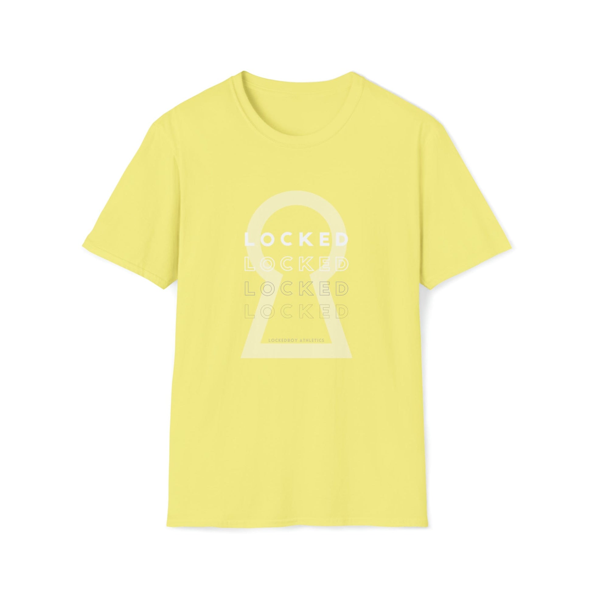 T-Shirt Cornsilk / S Lockedboy KeyHOLE Echo - Lockedboy Athletics Chastity Tshirt LEATHERDADDY BATOR