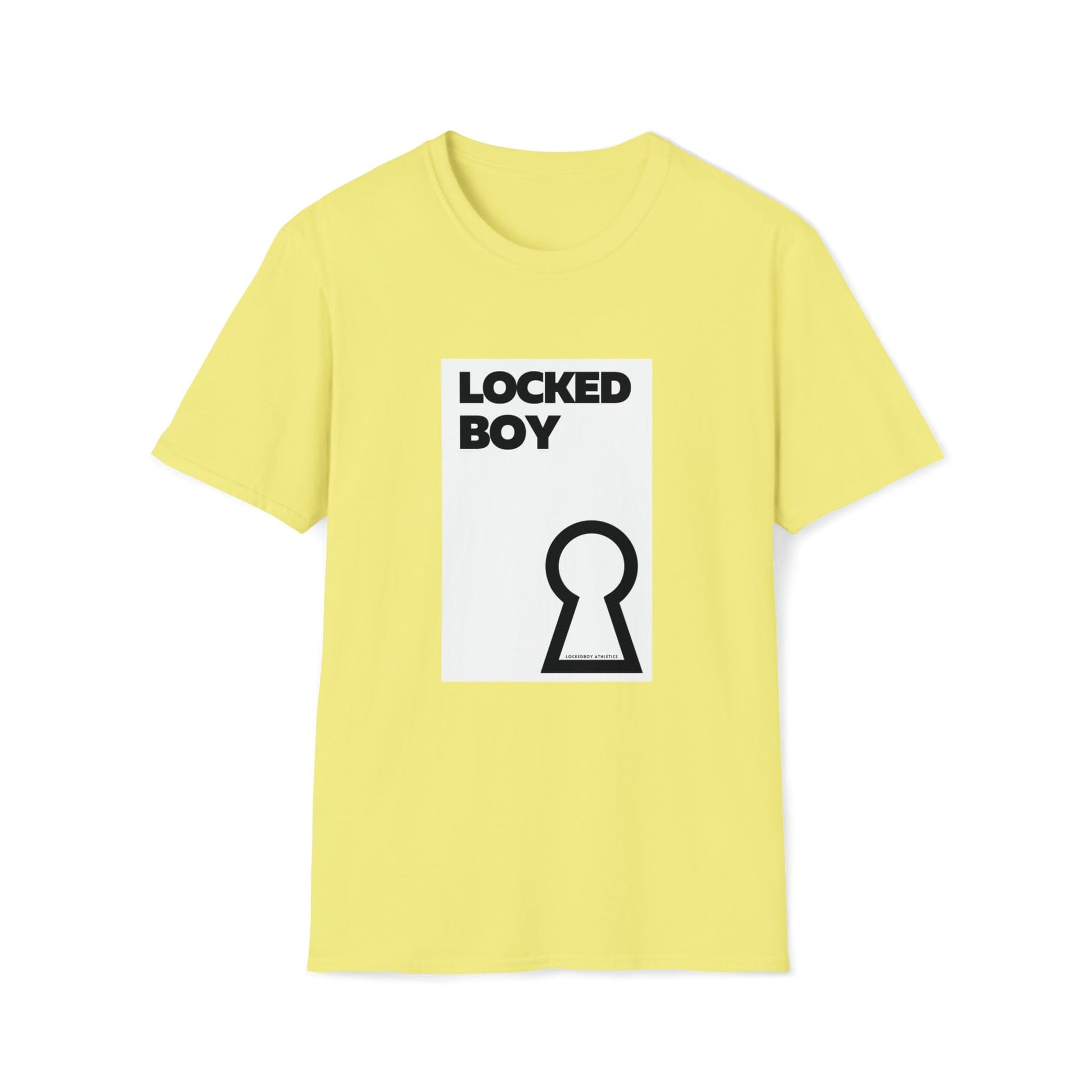 T-Shirt Cornsilk / S LockedBoy OG - Lockedboy Athletics Chastity Tshirt LEATHERDADDY BATOR