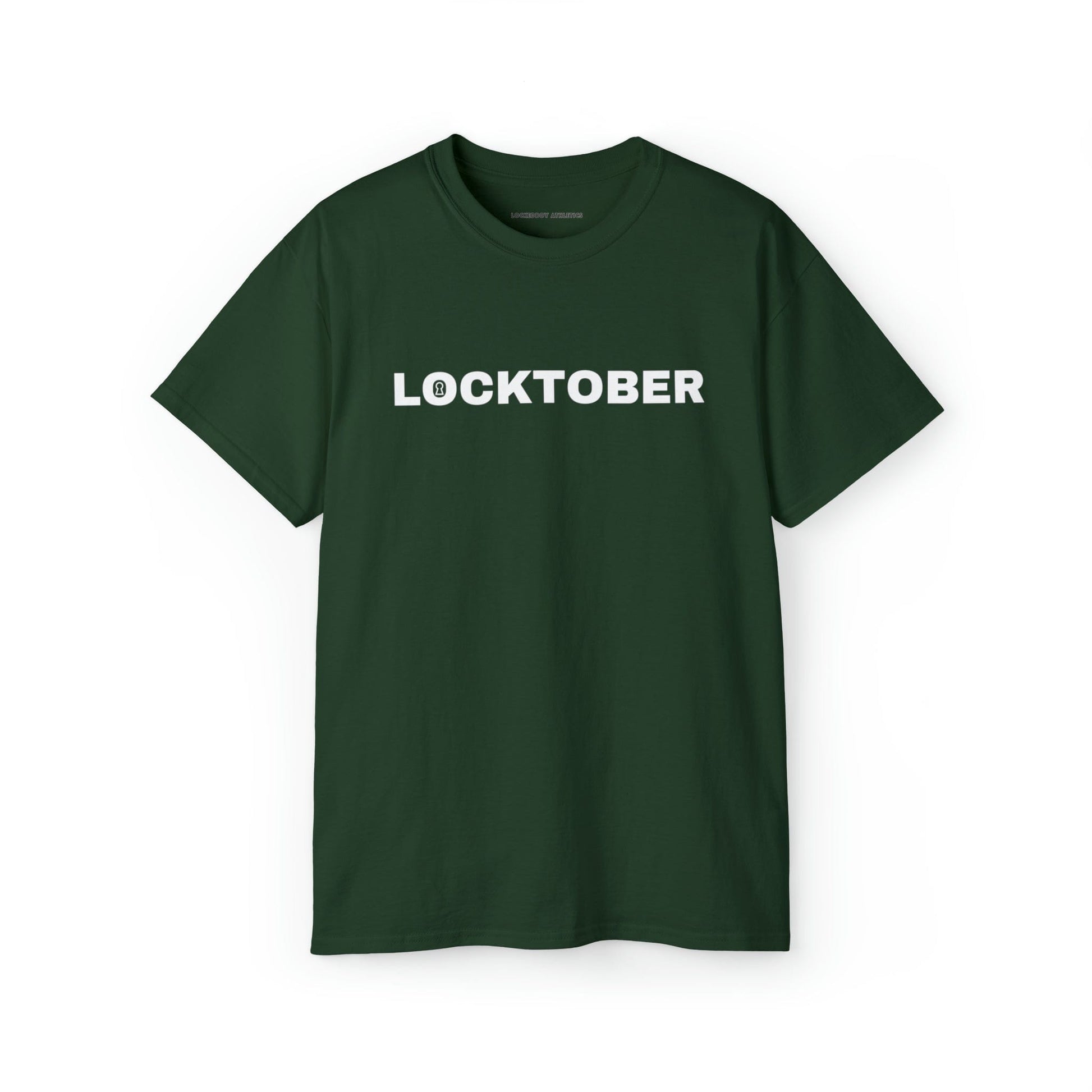 T-Shirt Forest Green / S Locktober Graphic Tee - Lockedboy Athletics Chastity T-Shirts LEATHERDADDY BATOR